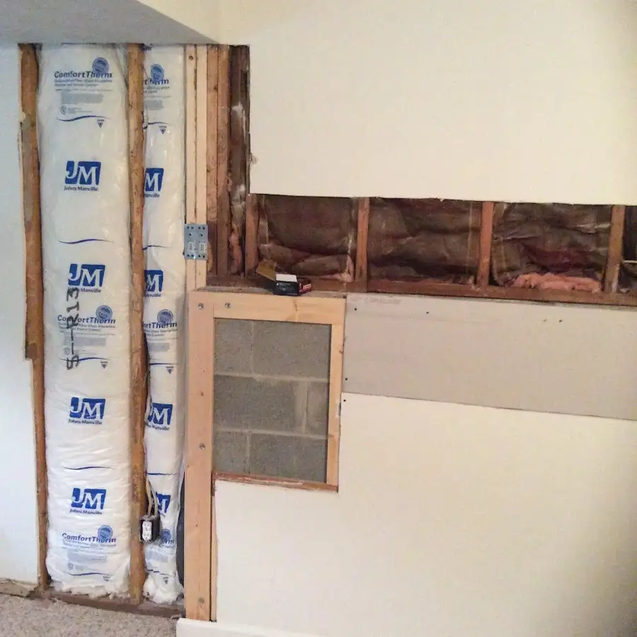 Wall insulation replacement during Odor Removal & Deodorization in Hidden Valley